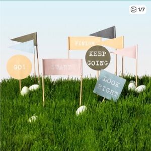 Hearth & Hand Magnolia Easter Egg hunt sign kit